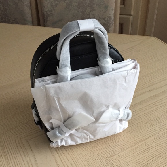 Michael Kors Jaycee Black Leather Backpack - Picture 6 of 10